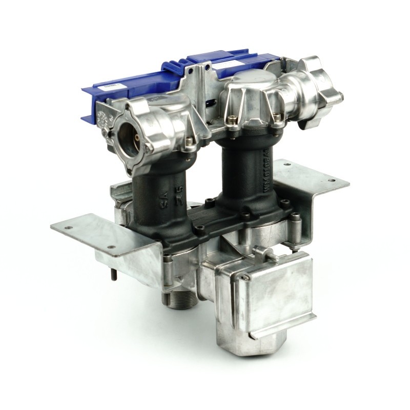 PMP Wayne® Xflo™ Meter, Iron Body with Low Height Aluminum Dome, Includes Inlet Casting, Filter & Pulser. PMP 26050-L.