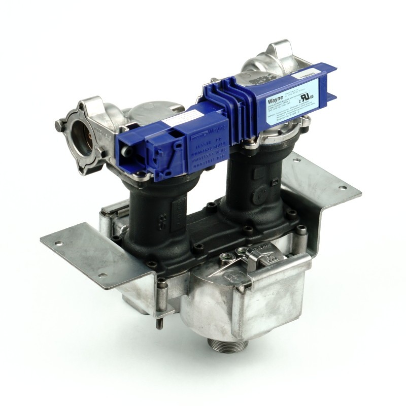 PMP Wayne® Xflo™ Meter, Iron Body with Low Height Aluminum Dome, Includes Inlet Casting, Filter & Pulser. PMP 26050-L.