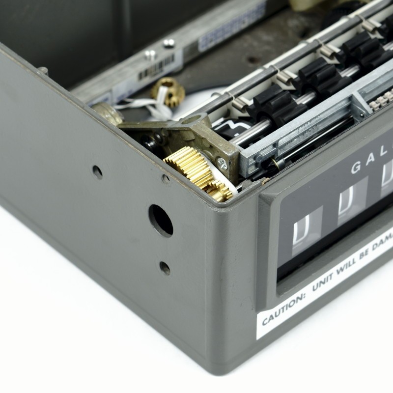 PMP Visible Register 7887 Series - New Style - Whole Gallons - With Case Setup for Pulser. PMP 31008-3, OEM 788700-001.