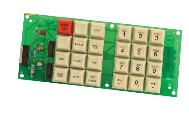 PMP Veeder-Root® Keyboard for TLS™ with keycaps, remanufactured. PMP 62603, OEM 329223-003, 329328-002.
