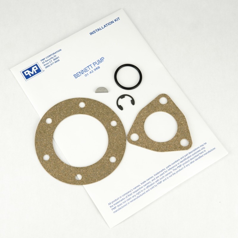 PMP Install Kit for Bennett® Pumping Units  (PMP Part Numbers 21008 thru 21014) (Also referred to as PMP 01-42-968). PMP 82103.