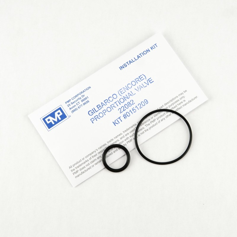 PMP Install Kit for Gilbarco® Encore® Proportional Valve  (PMP Part Numbers 22082) (Also referred to as PMP 01-51-209). PMP 82218.