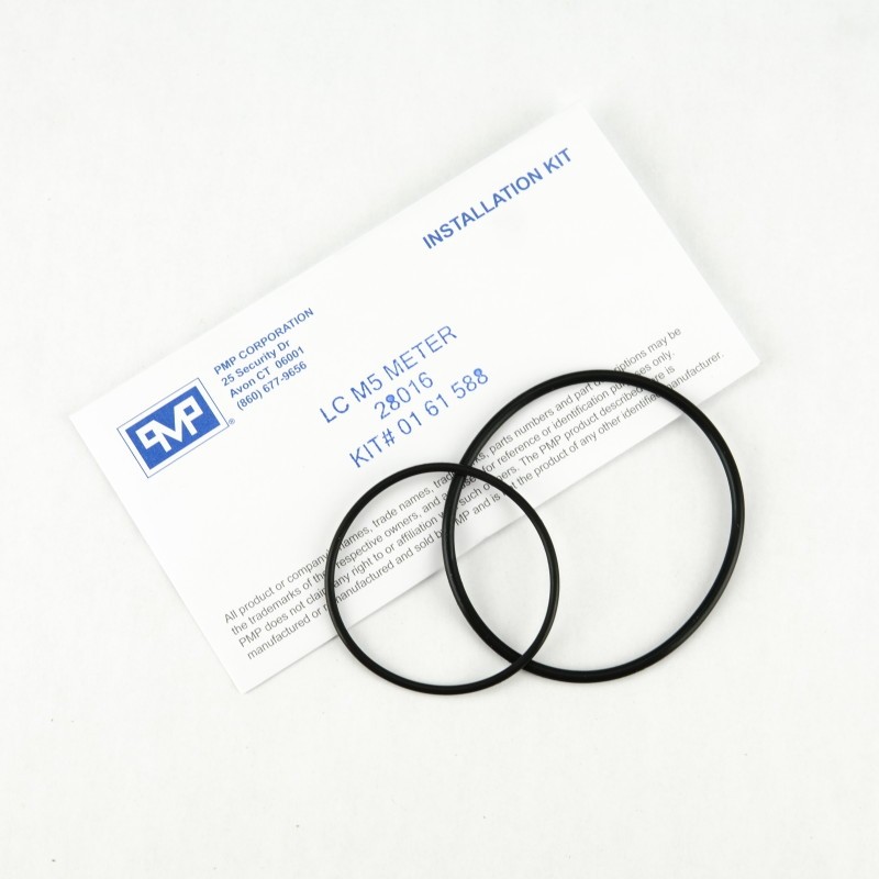 PMP Install Kit for LC® M-5® Meter with 2 bolt inlet / outlet  (PMP Part Number 28016) (Also referred to as PMP 01-61-588). PMP 82803.