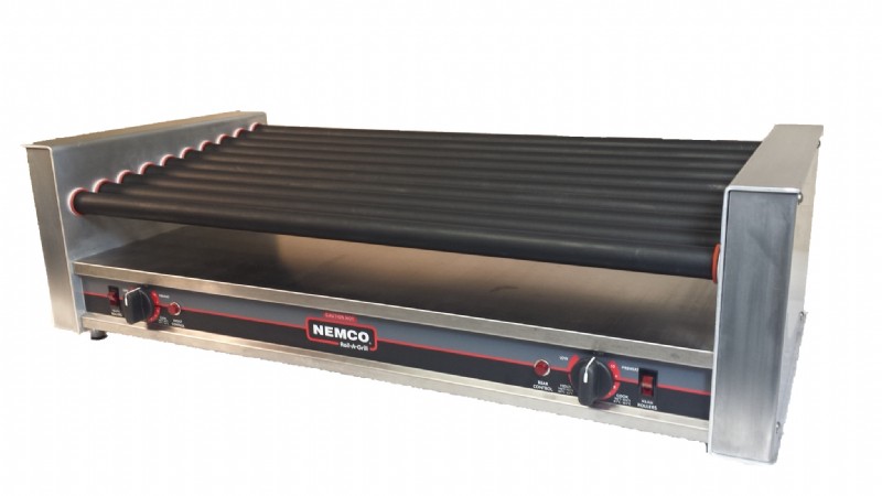 PMP Nemco® Analog Roller Grill, 45 Hotdog Capacity - Remanufactured. PMP 75620, OEM 8045SXW-SLT.