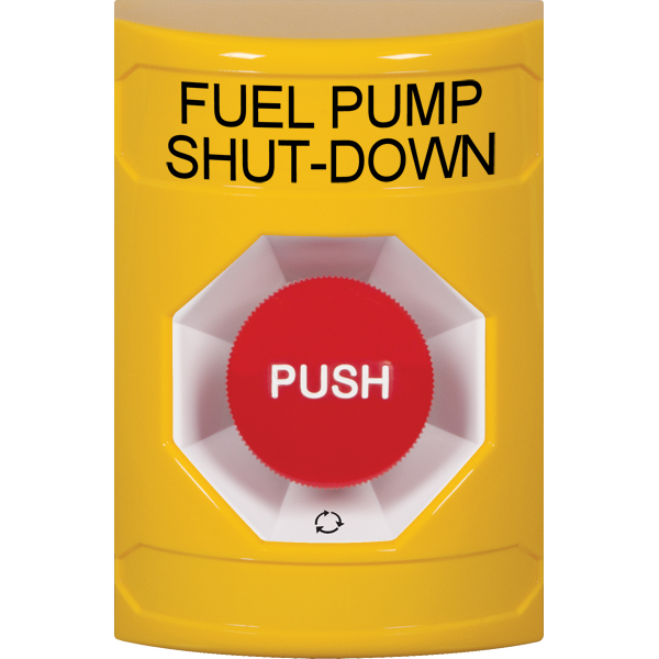 PMP STI® Flush-Mount Push Button Emergency Stop Fuel Pump Shutdown (Button Only). PMP 62635, OEM SS2201PS-EN.